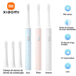Imagem da oferta XIAOMI Mijia T100 escova de dente eletrica ipx7 à prova dwaterproof água toothbrush sonica escova eletrica dente intel