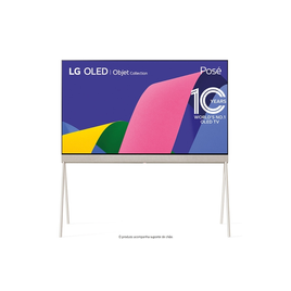Imagem da oferta Smart TV 55” 4K UHD OLED Evo LG Posé 120Hz Wi-Fi Bluetooth Google Assistente 3 HDMI - 55LX1QPSA