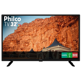 Imagem da oferta Smart TV Philco Roku 32" LED HD Wi-Fi 2 HDMI 1 USB Dolby Audio - PTV32G70RCH