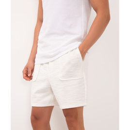 Imagem da oferta Bermuda de Tricot Texturizada OFF White