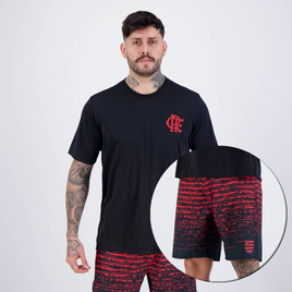 Imagem da oferta Kit Camisa e Bermuda Flamengo