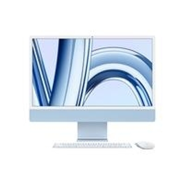 Imagem da oferta iMac Apple Tela Retina 24" 4.5K, Chip M3, CPU 8 Núcleos GPU 8 Núcleos, SSD 256GB - MQRC3BZ/A