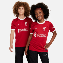 Imagem da oferta Camisa Nike Liverpool I 2023/24 Torcedor Pro Infantil