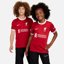 Imagem da oferta Camisa Nike Liverpool I 2023/24 Torcedor Pro Infantil - Tam G