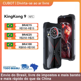 Imagem da oferta Smartphone Cubot King Kong 9 Helio G99 256GB 12GB Tela FHD+ 120Hz
