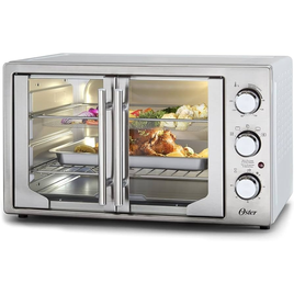 Imagem da oferta Forno e Fritadeira Sem Óleo Oster 42L French Door 2 em 1 - TSSTTVFDMAF