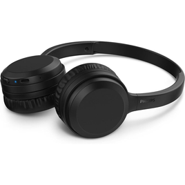 Imagem da oferta Headphone Philips bluetooth on-ear com microfone e energia para 15 horas na cor preto TAH1108BK/55