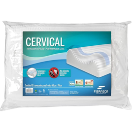 Imagem da oferta Travesseiro Cervical Ortopédico 50x70cm Fibrasca