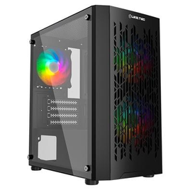 Imagem da oferta Gabinete Gamer Liketec Dark Revolution Mini Tower RGB M-ATX Lateral em Vidro Temperado 3x Cooler Fan RGB