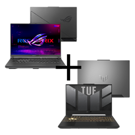 Imagem da oferta Notebook Gamer ROG Strix G16 G614JV-N3094W + Notebook ASUS TUF Gaming F15 FX507VU-LP151