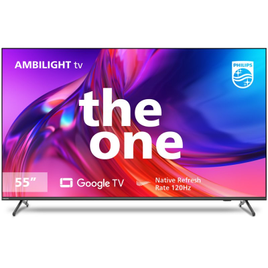 Imagem da oferta Smart TV Philips 55" Ambilight THE ONE UHD 4K LED Google TV - 55PUG8808/78