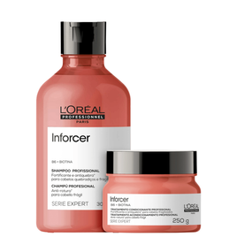 Imagem da oferta Kit LOréal Professionnel Inforcer Serie Expert Treat (2 Produtos) - Hidratação Capilar Profissional