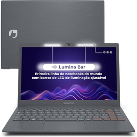 Imagem da oferta Notebook Positivo Vision C14 Celeron 4GB 128GB eMMC Windows 11 Home Lumina Bar Tela 14" HD Antirreflexo Tecla Link ‎C4128A-14