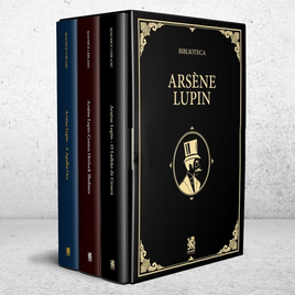 Imagem da oferta Box com 3 Livros Biblioteca Arsène Lupin Volume 01- Maurice Leblanc