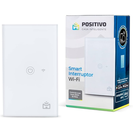 Imagem da oferta Smart Interruptor Wi-Fi Positivo Casa Inteligente Configuração Livre de Frustração 1 Botão Touch