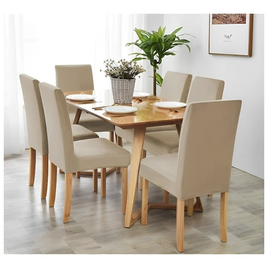 Imagem da oferta Kit 6 Capas P/ Cadeiras Jantar Malha C/elástico Varias Cores
