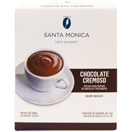 Imagem da oferta Café Santa Monica Chocolate Europeu Monodose Cafe Santa Monica Com 20 Unidades
