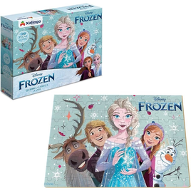 Imagem da oferta Quebra-Cabeças 100 Peças Frozen Disney - Xalingo