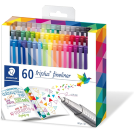 Imagem da oferta STAEDTLER Triplus fineliner brilliant colours 60 cores 334 C60