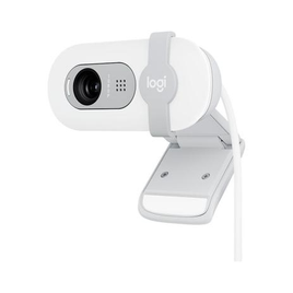 Imagem da oferta Webcam Logitech Brio 100 Full HD 30 FPS Microfone USB-C Correção Automática Branco - 960-001615