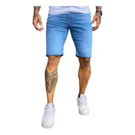 Imagem da oferta Bermuda Masculina Sarja Jeans Brim Slim