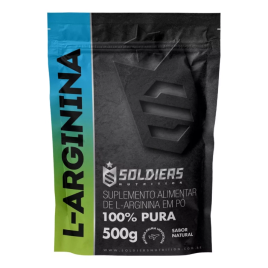 Imagem da oferta L-Arginina Soldiers Nutrition 100% Pura Importada - 500g