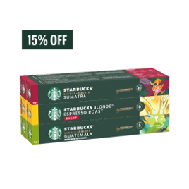 Imagem da oferta Kit Lançamentos Starbucks BY Nespresso - 60 Cápsulas - 15% OFF