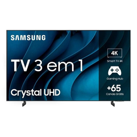 Imagem da oferta Smart TV Samsung 85" Crystal UHD 4K 85CU8000 Painel Dynamic Crystal Color Samsung Gaming Hub