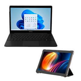 Imagem da oferta Notebook Ultra i5-1135G7 8GB SSD 256GB Tela 14" HD W11 UB540 + Tablet Multi U10 4G 64GB Tela 10.1" NB386