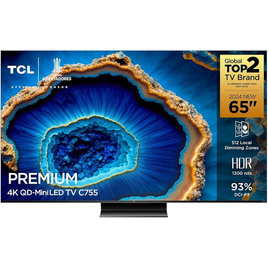 Imagem da oferta Smart TV TCL Premium 4K QD-Mini LED 65" C755 Google TV Dolby Vision IQ