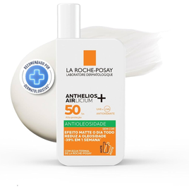 Imagem da oferta La Roche-Posay Anthelios Airlicium Protetor Solar Facial Antioleosidade Sem Cor Reduz e Controla a Oleosidade FPS50 Text