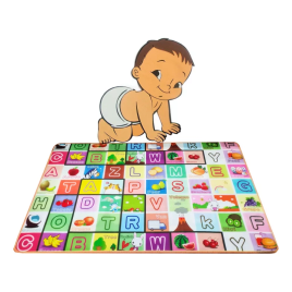 Imagem da oferta Tapete Gigante Dupla Face Infantil Educativo Para Bebê