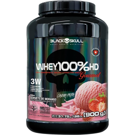 Imagem da oferta Whey 100% HD Gourmet Morango 900g