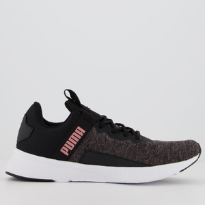 Imagem Tênis Puma Flyer Beta BDP Feminino Preto e Rosê