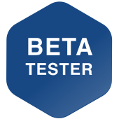Ícone da medalha Beta Tester