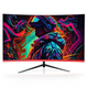 Imagem da oferta Monitor Gamer Curvo Concórdia 27" LED Full HD R1500 100Hz 1ms HDMI/DisplayPort FreeSync Som Integrado Preto - CZ270F