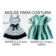 Imagem da oferta Kit Moldes para Costura Vestido Infantil