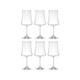 Imagem da oferta Jogo de Taças para Vinho de Cristal 460ml 6 Peças Haus Concept Pleasure - 56413/506