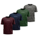 Imagem da oferta Kit 4 Camisetas Dry Alpha Co Masculina