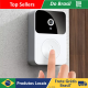 Imagem da oferta Campainha Com Câmera Vídeo Porteiro Sem Fio Wi-Fi HD Inteligente Recarregável