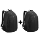 Imagem da oferta Kit 2 Mochilas Viagem Resistente Reforçada