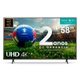 Imagem da oferta Smart TV 58" Hisense Ultra HD 4K DLED A6K com Sleep timer entrada HDMI e Wi-Fi - 58A51HSV