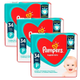 Imagem da oferta Kit 3 Fraldas Pampers Supersec Pacotão Econômico P - 102 Tiras