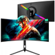Imagem da oferta Monitor Gamer Ultrawide Curvo Safe Gamer 30 WFHD 200Hz 1MS HDMI DP VA Adaptive-sync Preto