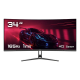 Imagem da oferta Monitor Gamer 34" Curvo 1ms 165Hz UltraWide (QHD) - 3440x1440 AMD FreeSync HDMI DP HQ Premium HQ34C16