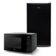 Imagem da oferta Kit Micro-ondas Preto 35L + Frigobar Black Edition Preto 93 Litros  -