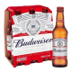 Imagem da oferta Pack Cerveja Budweiser 330 Ml Long Neck Com 6 Unidades