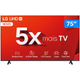 Imagem da oferta Smart TV LED 75" LG ThinQ AI 4K 75UT8050PSA