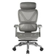 Imagem da oferta Cadeira Office ThunderX3 XTC Mesh Até 150Kg Reclinável Braço 3D Cilindro de Gás Classe 4 Nylon Cinza - 80902