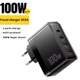 Imagem da oferta Carregador Essager 100W GaN QC Carga Rápida 4.0 4 Portas